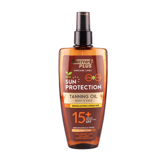 Ulei de Plajă Bronzant cu SPF 15 – 200 ml